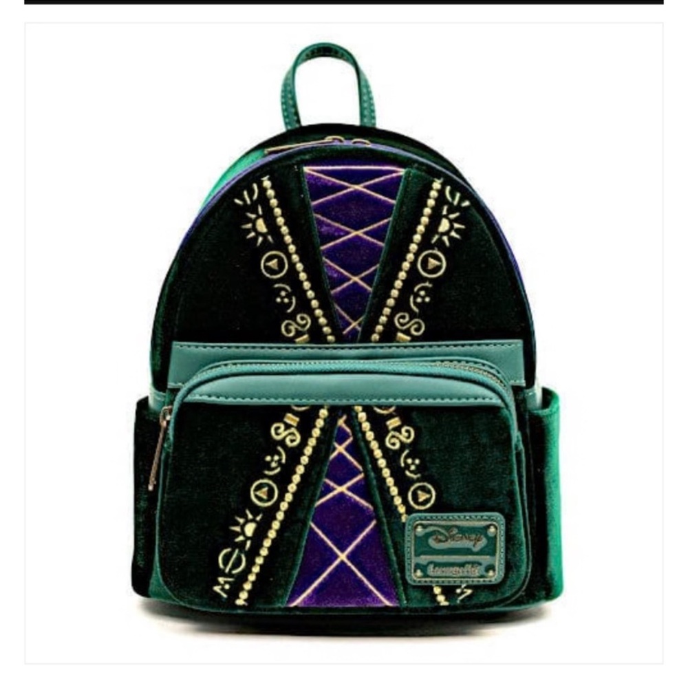 Loungefly Disney Hocus Pocus Winifred Sanderson Cosplay Mini Backpack Exclusive